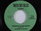 Reggae 45 CLAUDETTE MILLER Tonight Is The Night MITCHVILLE HEAR