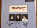 Manic Street Preachers - Everything Must Go  12” Black Vinyl Signed Autographed