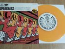 SUPERGRASS - ALRIGHT / TIME - 1995 - GATEFOLD SLEEVE - ORANGE  VINYL - NEAR MINT