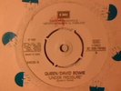 QUEEN DAVID BOWIE Under pressure CLASSIX NOUVEAUX Never again 7