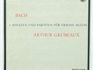 GRUMIAUX - BACH sonatas & partitas for violin PHILIPS hi-fi stereo 3xLPs box