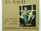 KOGAN, RICHTER - JS BACH violin & harpsichord sonatas CHANT DU MONDE 2xLPs box