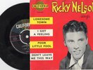 RICKY NELSON, LONESOME TOWN EP - DENMARK 7