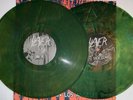 SLAYER, HELL AWAITS IN LOS ANGELES 1985,180 G MARBLED GREEN VINYL, 2 LP # 88/100