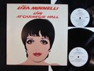 LIZA MINNELLI Live At Carnegie Hall US ORIGINAL LP ANDY WARHOL COVER POP ART EX