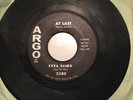 ETTA JAMES, SOUL 45, AT LAST, ARGO 5380, FIRST ISSUE, 1960