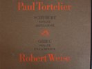 SCHUBERT GRIEG Sonatas Paul Tortelier Robert Weisz EMI ASDF 115 LP