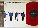 BEATLES HELP EMI/ODEON EAS-70134 Japan OBI MONO Clear Red Vinyl VINYL LP