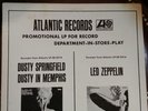 Led Zeppelin/Dusty In Memphis Atlantic Promo LP