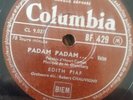 Edith Piaf Les trois cloches/padam/dans les prisons de nantes/demain... Columbia