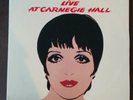 LIZA MINNELLI Live At Carnegie Hall US ORIGINAL LP ANDY WARHOL COVER POP ART EX