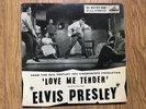 ELVIS PRESLEY - LOVE ME TENDER 1957 UK FOUR TRACK EP HMV 7EG 8199 EX/VG+ NICE