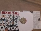 SICK OF IT ALL YOURS TRULY LP RED WAX WITH INSERT ONLY 500 COPYS MADE OOP VG/VG+