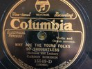 Columbia 15548D Carson Robison OHIO PRISON FIRE  EE- Country 1930 fun topical