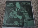 Elvis Love Me Tender/Any Way You Want Me 47-6643 NM/NM Black and Green 1956