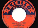 Kid King's Combo ‎– Baby I'm Fool Proof b/w Thing-A-Ma-Jig - 45 RPM VG+ (1959)