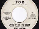 Jazz Psych Weird JERI JORDEN BILLY ROLAND BAND Gone with the Blues FOX hear
