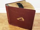 Antique 17-Page VICTOR 'His Masters Voice' Record Binder, With 17 Shellac 78 RPM