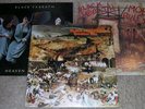 Black Sabbath Vinyl Record Albums: Greatest Hits, Heaven and Hell, Mob Rules