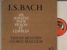 Menuhin+Malcolm. Bach (Violin sonatas). HMV ASDF 276/7 (2) Box. NM(-)