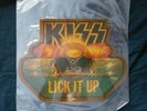 KISS LICK IT UP PICTURE DISC VINYL - TANK SHAPED 1983