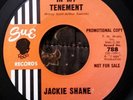 45rpm record RARE JACKIE SHANE NORTHERN SOUL R&B PROMO In My Tenement-Comin Down