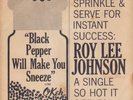 ROY LEE JOHNSON-OKEH7160RARE  PROMO SOUL45W/PS BLACK PEPPER WILL MAKE YOU SNEEZE