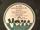 78tk-swing dance--12 inch- V-DISC 270 Dinah Shore Ginny Simms Marie Greene