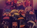 THE BEATLES  COMPLETE SET OF 22 U.K  20TH ANNIVERSARY PICTURE DISCS SINGLES  EX