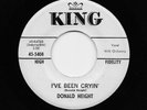 Donald Height - I've Been Cryin' / How Lonely Can You Be (Soul/R&B, 45) 5408