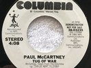 PAUL McCARTNEY - Beatles / TUG OF WAR - COLUMBIA PROMO