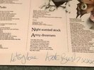 Kate Bush- Rare Never For Ever Signed Lp. Signed In 1980
