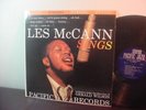 LES McCANN PACIFIC JAZZ 1961 STEREO LP NEAR MINT   Sings / BLUE LABEL