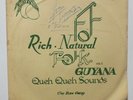 BAX GANG RICH NATURAL FOLK VOL 1 LP HEAR GUYANA QUEH QUEH SOUNDS