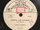 Rockabilly 78 Curtis Gordon - Rompin' & Stompin' RCA Vinyl Flexi