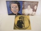 3 LEONARD COHEN Vinyl Records: RECENT SONGS, BEST OF..., DEATH OF LADIES MAN