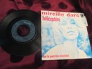 45t  original philips helicoptere mireille darc chanson serge gainsbourg
