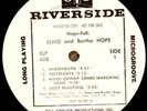 ELMO HOPE Hope-Full LP RIVERSIDE RLP 408 original 1st press WLP dg mono 