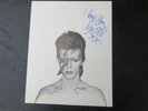 DAVID BOWIE FAN CLUB INSERT FOR 1st PRESSING of ALADDIN SANE LP RECORD.