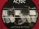 AC/DC  (2) PICTURE DISC LP RECORDS - LET THERE BE ROCK PROMO & IF YOU WANT BLOOD
