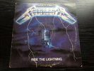 Metallica Ride The Lightning Lp 1984 Re 60396-1 thrash metal lp heavy metal lp