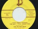 Rare Country 45- George Strait- Ace In The Hole - The Way I Feel About You - M-