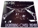 AC/DC - LIGHTNING OVER JAPAN / LIVE 1981 - LP RED VINYL CONCERT ALBUM RARE V136