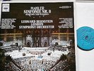 MAHLER Symphony No.8 Bernstein LSO 2  LP Box German CBS S 72491/92 Stereo NM