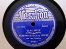 Latin 78rpm HERMANAS PADILLA Y CHICHO - La Palomita VOCALION 8961 Border Music