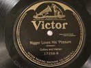 PIONEER COLLINS & HARLAN Nigger Loves His 'Possum VICTOR 17256