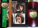 BEATLES LET IT BE JAPAN Red vinyl double Obi