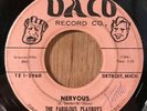 THE FABULOUS PLAYBOYS soul r&b doo wop 45 Nervous / Forget The Past   Daco