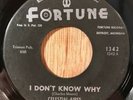 CELESTIAL-AIRES I Don't Know Why / Up Above My Head   Fortune Records gospel 45