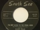 GLORIA MILLER RHYTHM RIDERS Knockout/I'm Not Going To The Prom 45 surf teen hear
